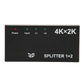 1 In 2 Out 4K HDMI Splitter with AC Adapter