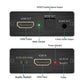 4K HDMI Audio Extractor Converter to HDMI + Optical SPDIF + 3.5mm