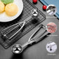 3 Pack Stainless Steel Ice Cream Scoops with Trigger Release
