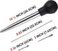4pcs Stainless Steel Turkey Baster Syringe for Cooking