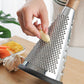 Manual Food Processor - Grater, Grinder & Slicer with Wooden Handle 27cm