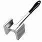 Large Meat Tenderizer - Stainless Steel Mallet for Beef & Chicken