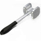 Large Meat Tenderizer - Stainless Steel Mallet for Beef & Chicken