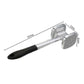 Large Meat Tenderizer - Stainless Steel Mallet for Beef & Chicken