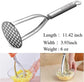 Professional Stainless Steel Potato Masher - 304 stainless steel Vegetable Masher