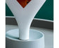 Storage Rack Creative Multifunctional Plastic Funnel Drain Chopstick Cage for Kitchen-White