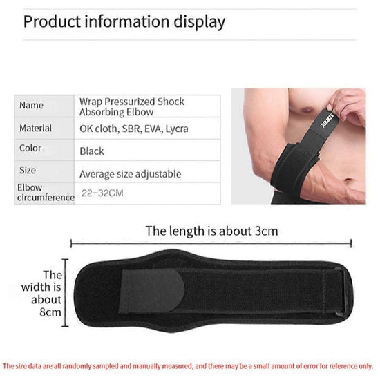 Elbow Strap for Tennis & Golf - Pain Relief Support for Men & Women