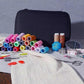 98pcs Sewing Kit - Multi-Color Threads, Needles, Scissors, Tape & Splitter