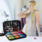 98pcs Sewing Kit - Multi-Color Threads, Needles, Scissors, Tape & Splitter