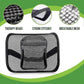 Mesh Lumbar Support - Breathable Back Cushion with Elastic Straps for Chair or Car