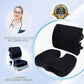 Memory Foam Seat & Back Cushion Set - Ergonomic Support for Car or Office Chairs