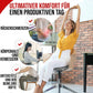 Orthopedic Seat Cushion - Memory Foam Lumbar Support for Office Chair & Car