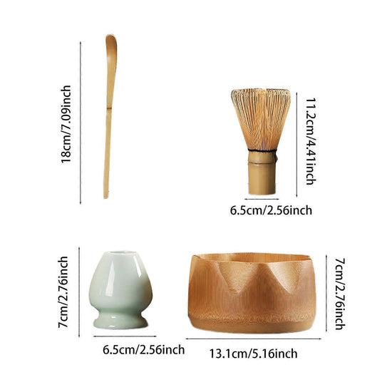 Portable Matcha Whisk Set - Starter Kit for Home Tea Lovers