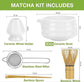 Matcha Whisk Set (5pcs) - Bowl, Bamboo Whisk, Scoop & Holder