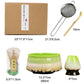 Matcha Kit (5pcs) - Bowl with Spout, Bamboo Whisk, Scoop, Holder, Stainless Sifter