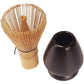 Matcha Whisk Set - Bamboo Whisk and Holder for Traditional Matcha Tea Making