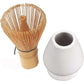 Matcha Whisk Set - Bamboo Whisk and Holder for Traditional Matcha Tea Making