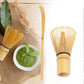Bamboo Matcha Making Set - Whisk, Hooked Bamboo Scoop, Chashaku for Matcha Tea