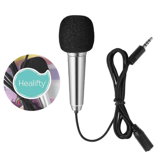 Mini Karaoke Microphone - Handheld KTV Microphone for Singing and Speaker Use