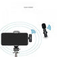 2pcs Wireless Lavalier Microphones - Clip-on Mic for iPhone, iPad, Video, Podcast
