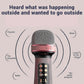 Wireless babies Microphone - Handheld Mic with Built-in Speaker