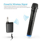 Wireless Bluetooth Karaoke Microphone - Handheld Mic with Receiver System