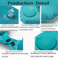 U-Shaped Inflatable Travel Neck Pillow - Soft Velvet Air Pillow for Flights,Car,Office