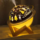 Christmas Planet Humidifier with Night Light, 250ml Air Mist Maker