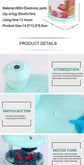 460ml USB Air Humidifier with Colorful Night Light, Cool Mist Maker
