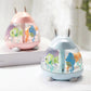 Portable USB Desk Humidifier, Silent Mini Mist Maker for Home, Travel, Office