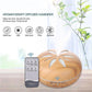550ml Bluetooth Humidifier with Remote, Timer, Ultrasonic Mist & Mood Light