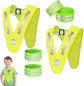 Babies Reflective Vest with Wrist Bands, Outdoor High Visibility Reflective Gear