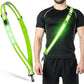 LED Reflective Belt, Rechargeable Running Gear for Walking at Night