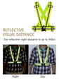 High Visibility Reflective Vest for Running, Lightweight Reflective Night Gear
