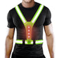 LED Reflective Sports Vest, Running Gear for Men & Women, High Visibility