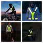 LED Reflective Sports Vest, Running Gear for Men & Women, High Visibility