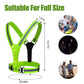 LED Reflective Sports Vest, Running Gear for Men & Women, High Visibility