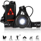 Reflective Running Gear with LED Chest Light, Weatherproof Night Running Vest