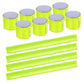 10pcs Reflective Gear Set, High Visibility Reflective Bands for Night Outdoor Activities