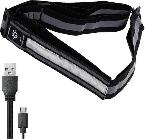 Adjustable Reflective Belt, High Visibility Gear for Running, Biking, Walking
