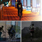 Reflective Bike Gear, Cycling Vest with Backpack Clip, USB Rechargeable Reflective Accessories