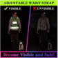Reflective Running Vest Gear, Lightweight and Comfortable High Visibility security Vest
