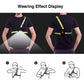 LED Chest Light with Reflective Vest, Night Running Gear with Rechargeable Battery