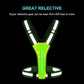 USB Rechargeable LED Vest, Reflective Running Gear for Night Jogging & Cycling