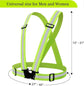 10 Pack Reflective Vests, Adjustable High Visibility security Gear for Men, Women & Babies