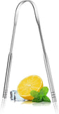Stainless Steel Tongue Scraper, Metal Tongue Cleaner for Adults & Babies
