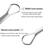 3 Pack Tongue Scrapers with Case, Stainless Steel Tongue Cleaner for Adults & Babies