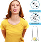 Copper Tongue Scraper, U-Shaped Metal Tongue Cleaner for Adults - Stainless Tip