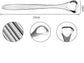 3PCS Practical Stainless Tongue Scrapers, Metal Tongue Cleaner for Oral Hygiene