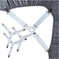 4PCS Bed Sheet Holder Straps, Sheet Stay Keeper Clips, Fasteners for Fitted Sheets